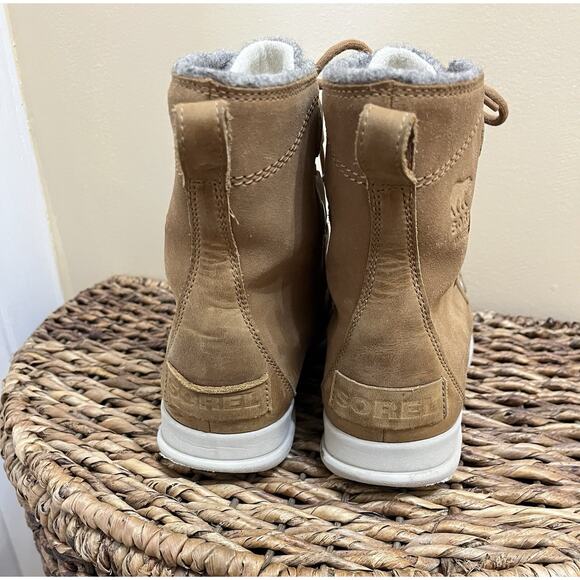Sorel Boots Womens Explorer Joan Insulated Snow Boot Brown Suede 7.5 - Picture 7 of 9